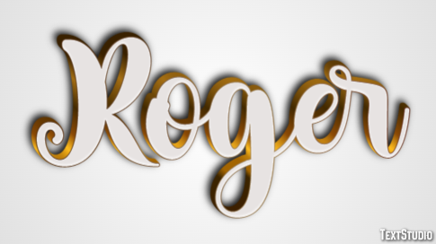 Roger Texteffekt