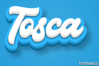 Tosca Effetto testo