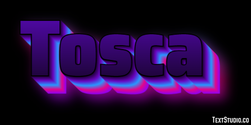 Tosca Effetto testo