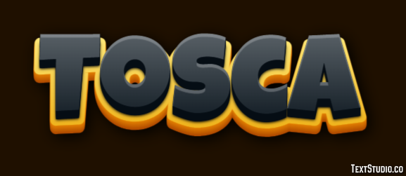 Tosca Effetto testo