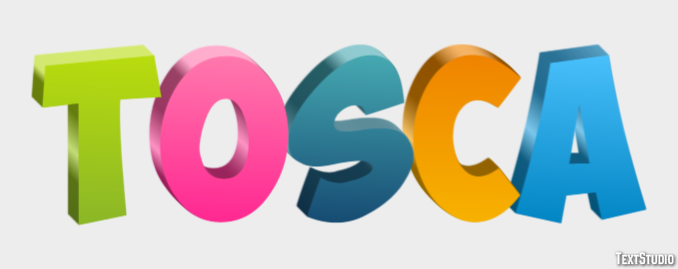 Tosca Effetto testo