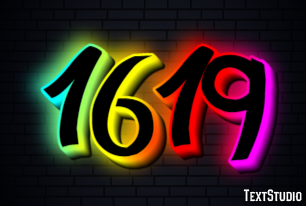 1619 Text Effect