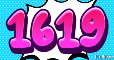 1619 テキスト効果