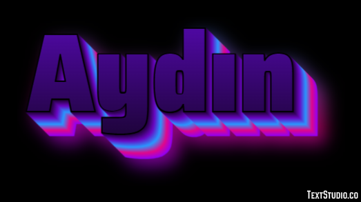 Aydın Efecto de texto