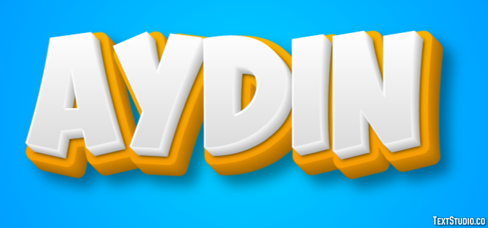 Aydın Efecto de texto