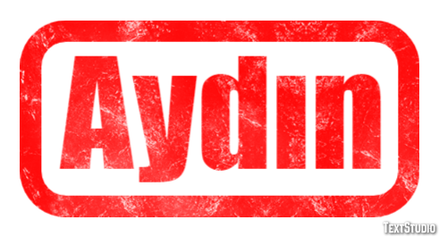Aydın Efecto de texto