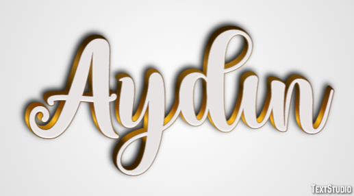 Aydın Efecto de texto