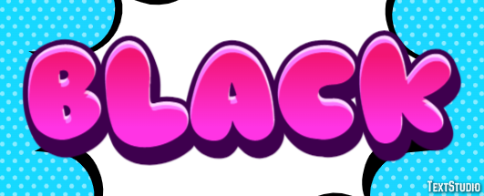 Black Text Effect