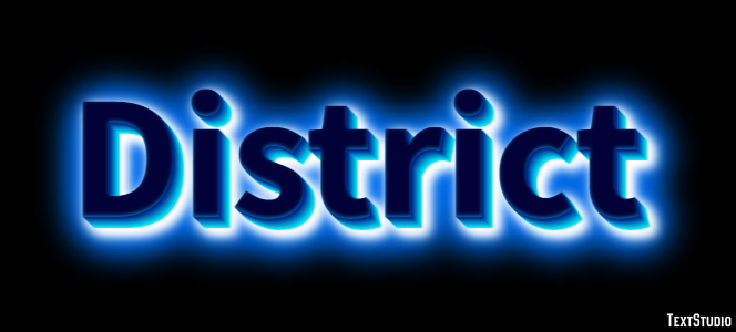 District Text Effect