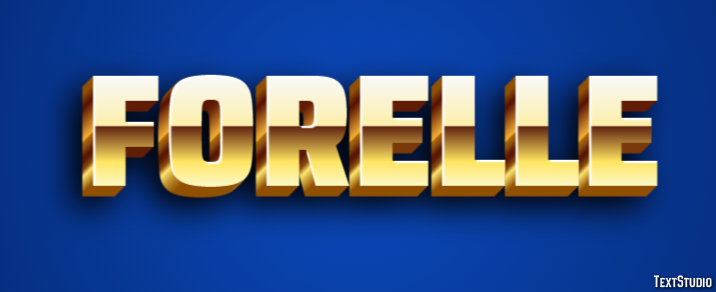 Forelle Effetto testo