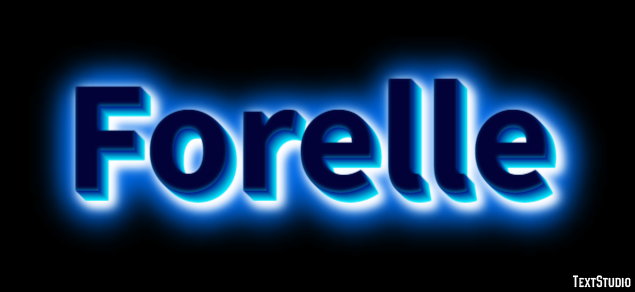 Forelle Tekst Effect