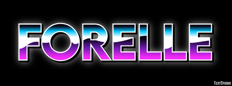 Forelle Texteffekt