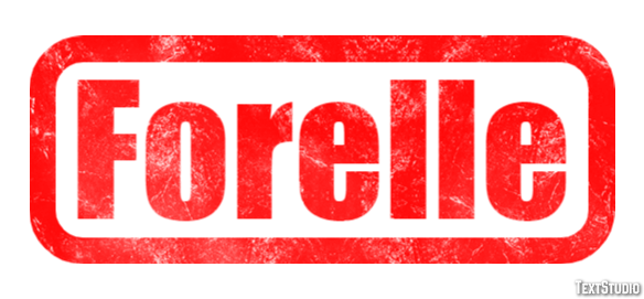 Forelle Effetto testo