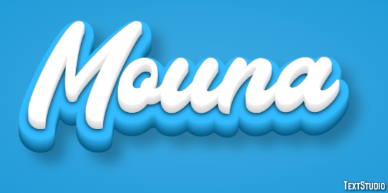 Mouna Text Effect
