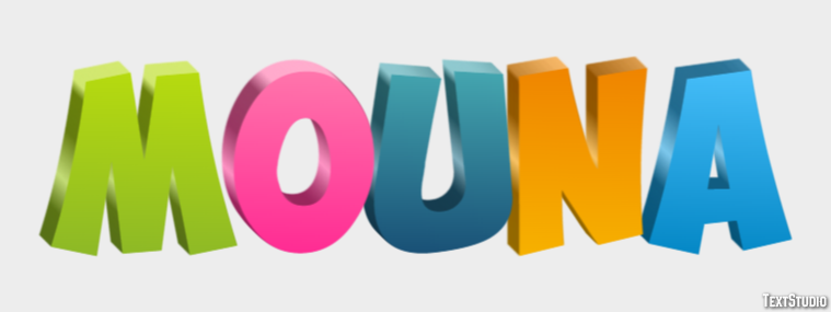 Mouna Text Effect