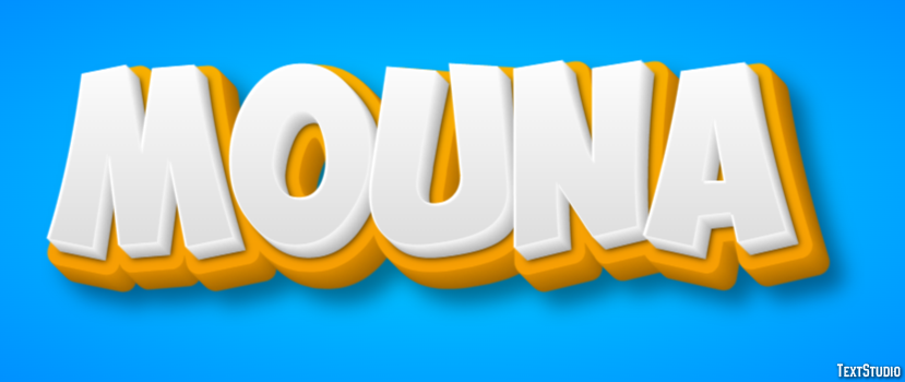 Mouna Text Effect