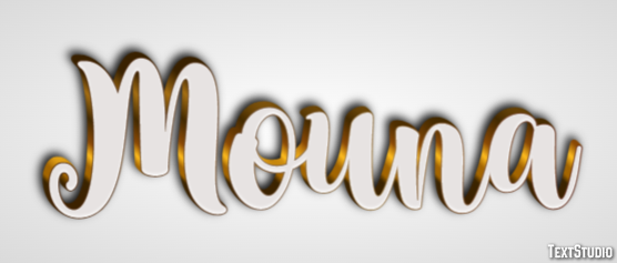 Mouna Text Effect