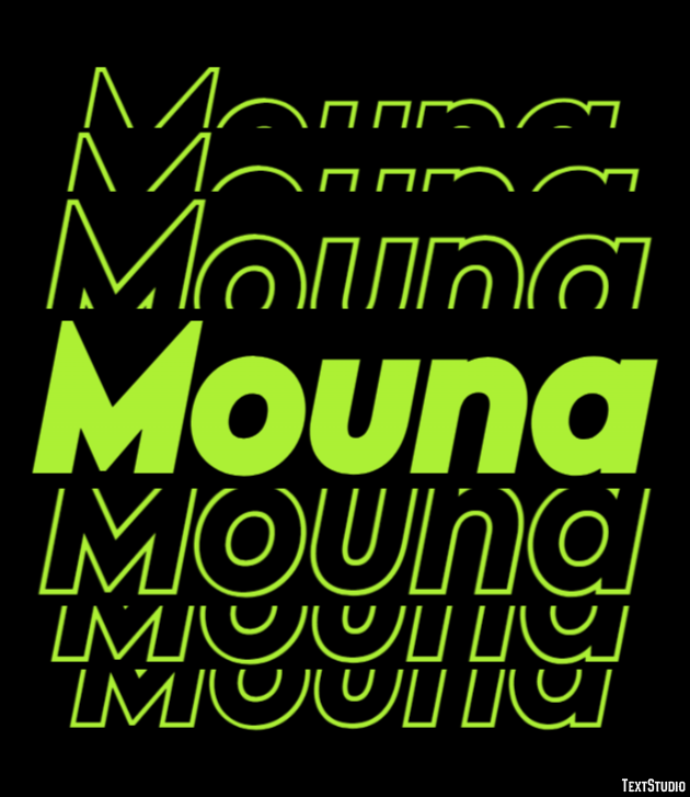 Mouna Text effect