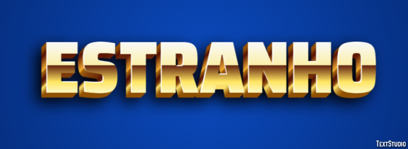 Estranho Текстовый эффект