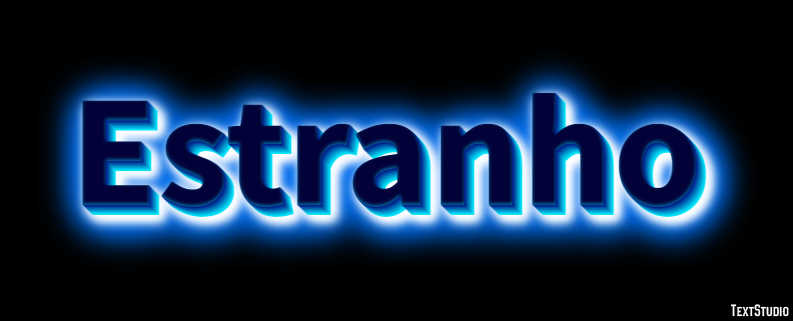 Estranho Текстовый эффект