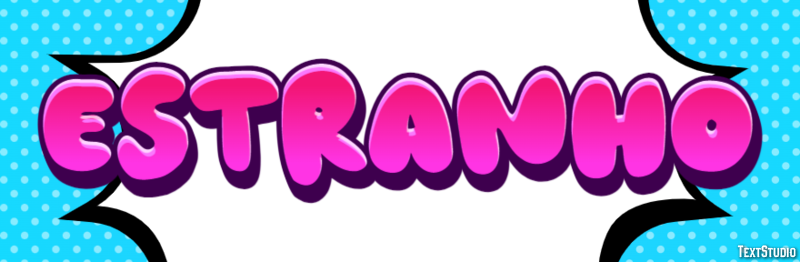 Estranho Text Effect