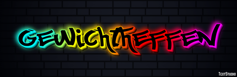 Gewichtheffen Tekst Effect