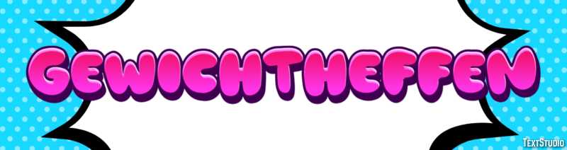 Gewichtheffen Tekst effect