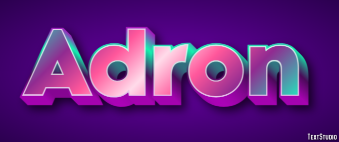 Adron Texteffekt