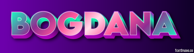 Bogdana Text Effect