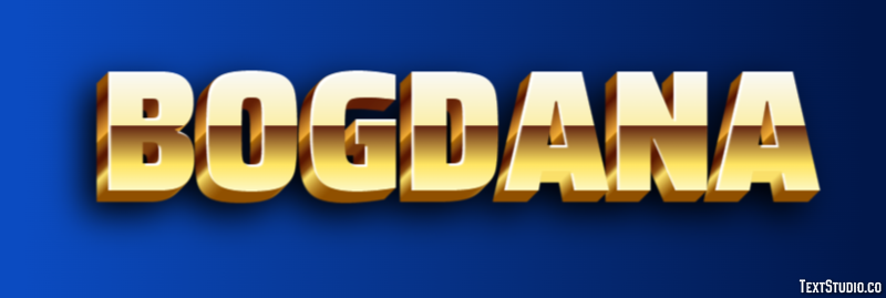 Bogdana Text Effect