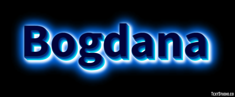 Bogdana Texteffekt
