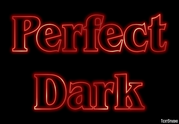 Perfect Dark Effetto testo