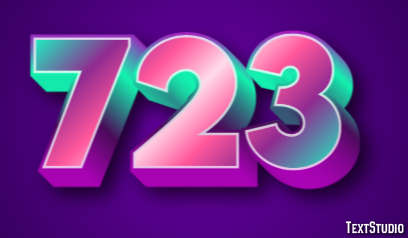 723 Text Effect