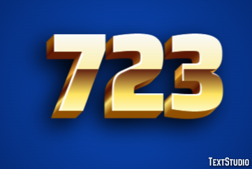 723 Text Effect