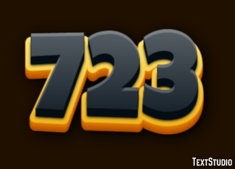 723 Text Effect