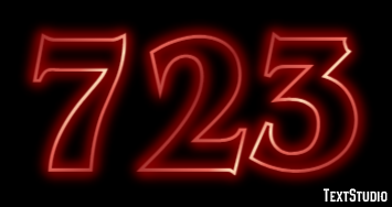 723 Text Effect
