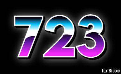 723 Text Effect