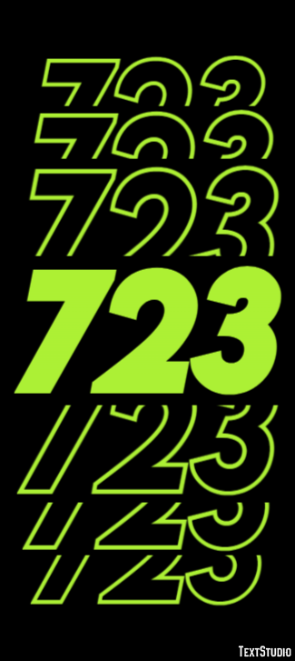 723 Text Effect