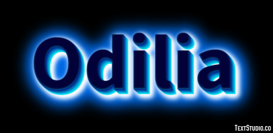Odilia Effetto testo