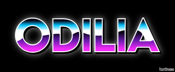 Odilia Texteffekt