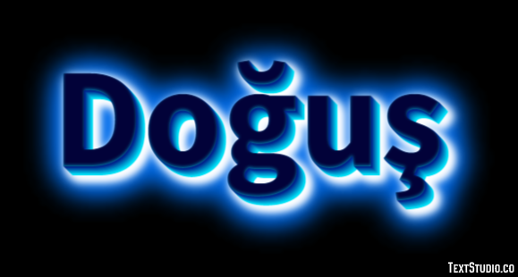 Doğuş Text Effect