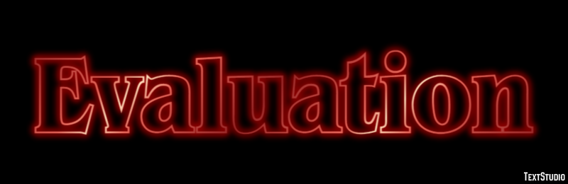 Evaluation Text Effect