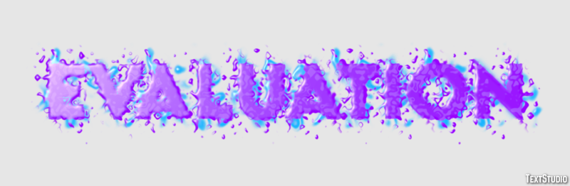 Evaluation Text Effect