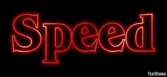 Speed Text Effect
