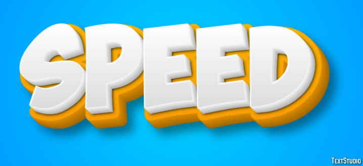 Speed テキスト効果