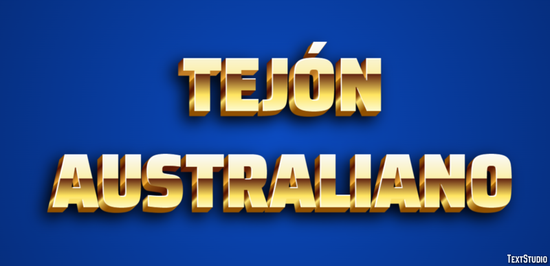 Tejón australiano Efecto de Texto