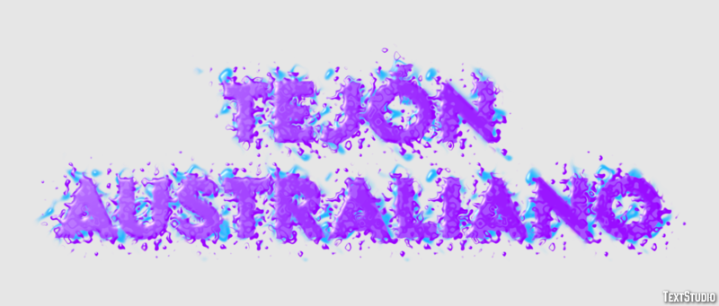 Tejón australiano Effetto testo