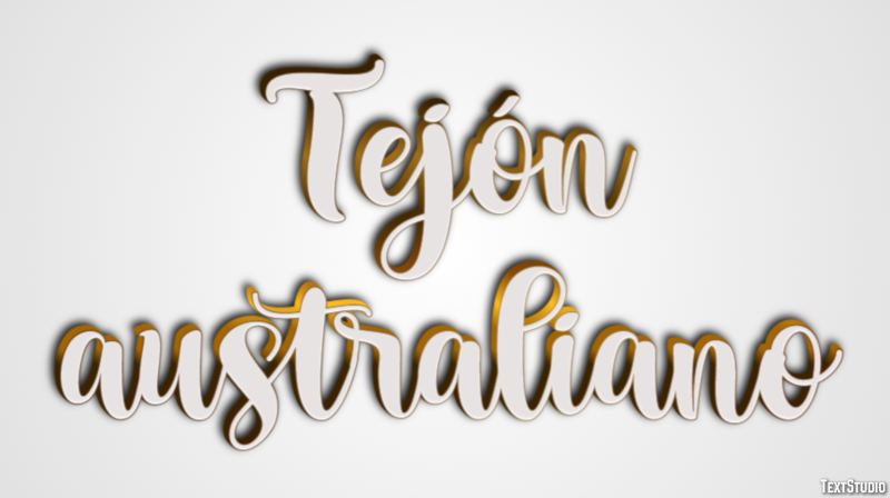 Tejón australiano Efekt tekstowy