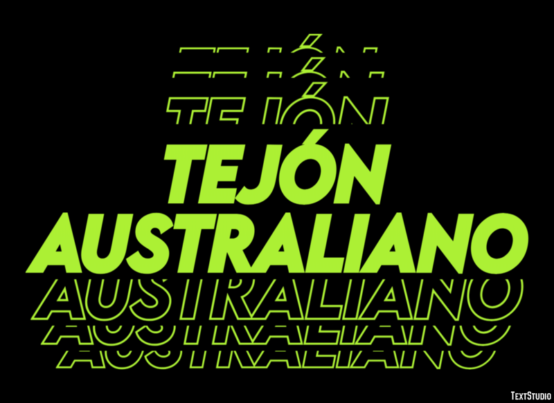 Tejón australiano Text Effect