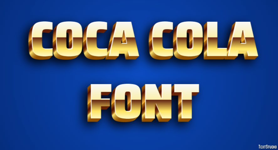 Coca Cola Font Text Effect